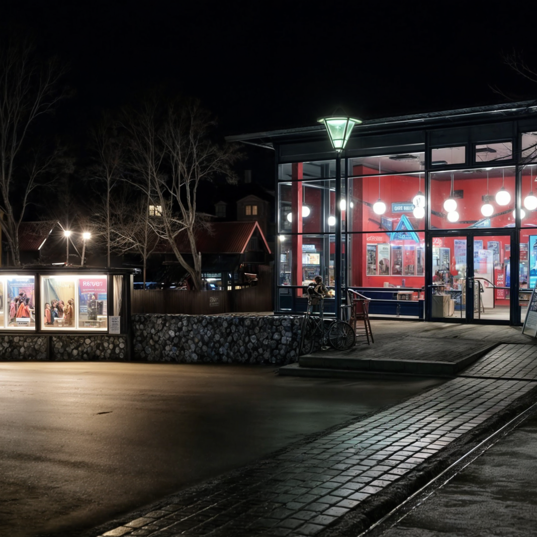 Udendørs aftenbillede 1